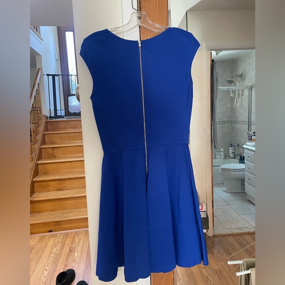 BAR III ROYAL BLUE FLARE DRESS LIKE NEW - Picture 4 of 5
